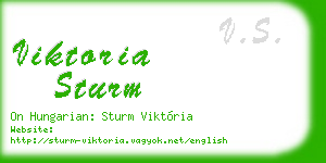 viktoria sturm business card